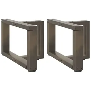 Kavos staliuko kojelės T formos, 2 vnt., 50x25x(30-31) cm