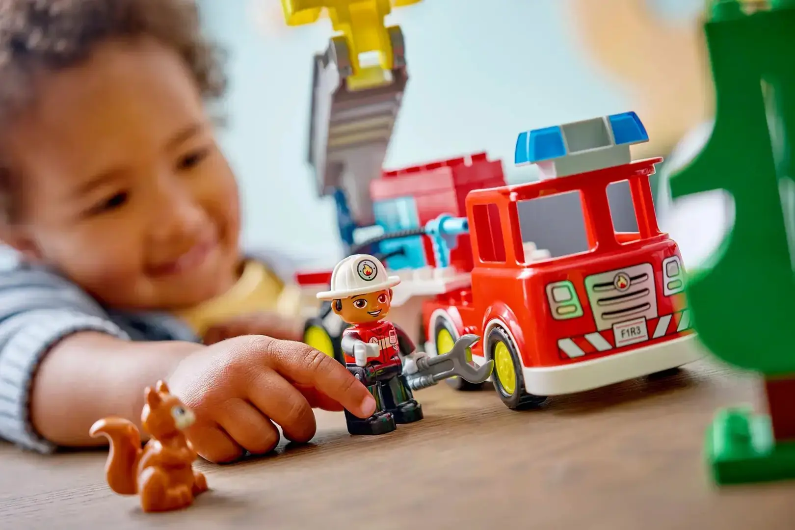 LEGO DUPLO 10473 Fire Truck with Hose and Firefighter