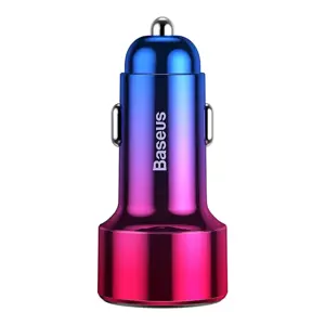 Baseus CCMLC20C-09 automobilinis įkroviklis su skaitmeniniu ekranu USB | Quick Charge 3.0 | Type C …