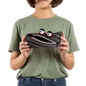 Penalas-pieštukinė ZIPIT Wildlings Pouch, ZTM-WD-BG, juoda