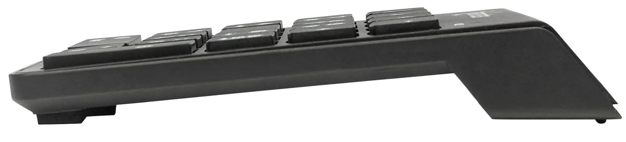 MANHATTAN Skaitmeninė belaidė klaviatūra USB belaidė 18 pilno dydžio klavišų Juodas USB mikro imtuvas