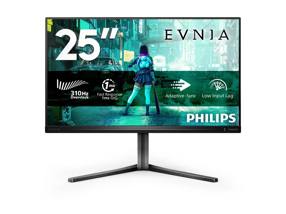 Philips | 25M2N3200U/00 | 25 " | Fast IPS | FHD | 16:9 | 310 Hz | 1 ms | 1920 x 1080 pixels | HDMI ports quantity 2 | Charcoal