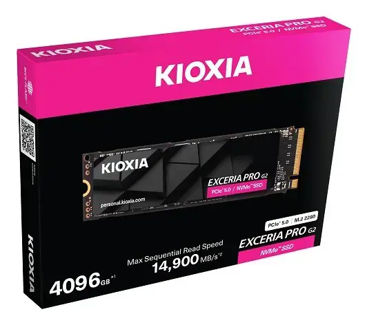 Kioxia Exceria PRO G2 1 TB M.2 PCI Express 5.0 NVMe BiCS FLASH TLC