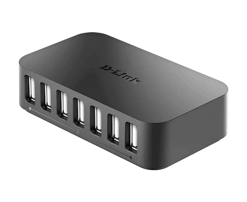 D-Link DUB-H7, USB 2.0 Type-B, USB 2.0, 480 Mbps, juoda, FCC, CE, C-Tick, VCCI, IC, RoHS, 5 V