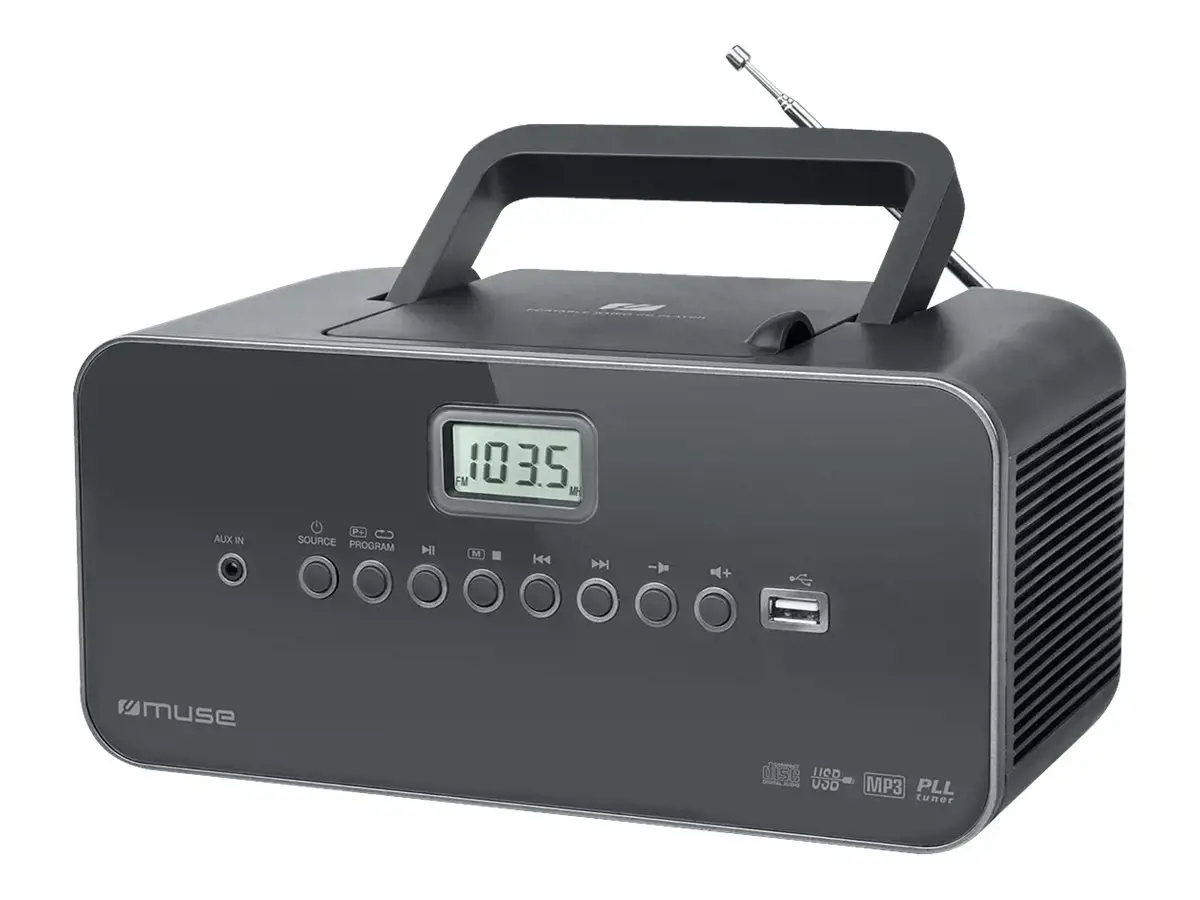 "Muse" Nešiojamasis radijo imtuvas M-28DG USB prievadas, AUX įvestis,