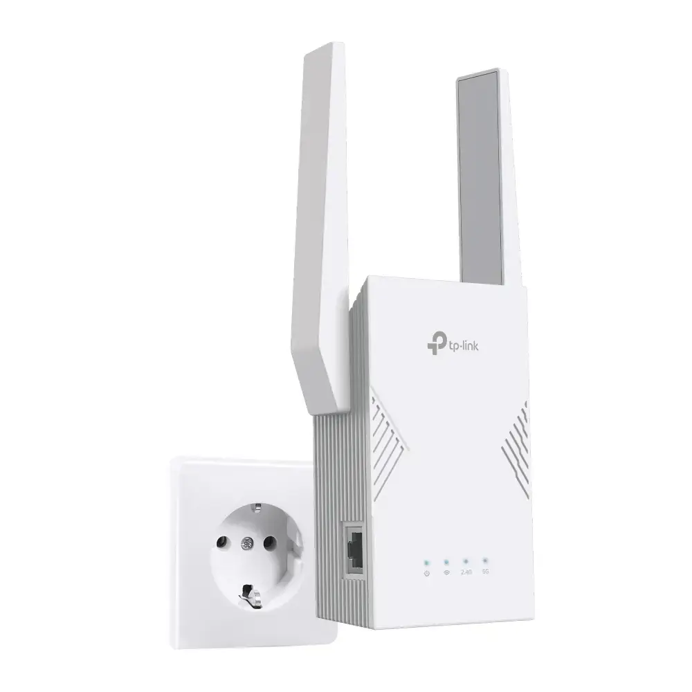 TP-LINK BE3600 Dual-Band Wi-Fi 7 Range Extender | RE225BE | 802.11ax | 2882/688 Mbit/s | Ethernet LAN (RJ-45) ports 1 | MU-MiMO No | no PoE | Antenna type External