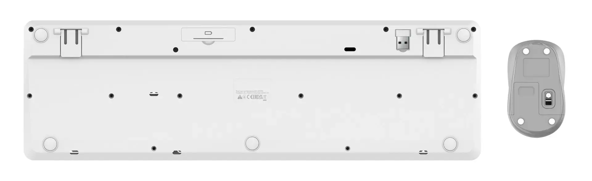 Trust Ody II Wireless US - set (keyboard + mouse), white