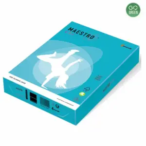 Spalvotas popierius Maestro Color A4, 80g., 500 l, mėlyna