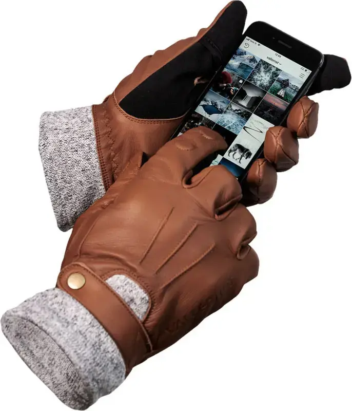 "Vallerret Urbex" fotografavimo pirštinės XL, rudos spalvos