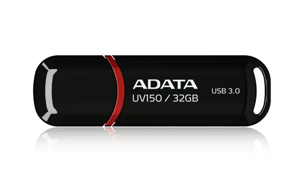 A-DATA UV150 32GB USB3.0 atmintinė juoda