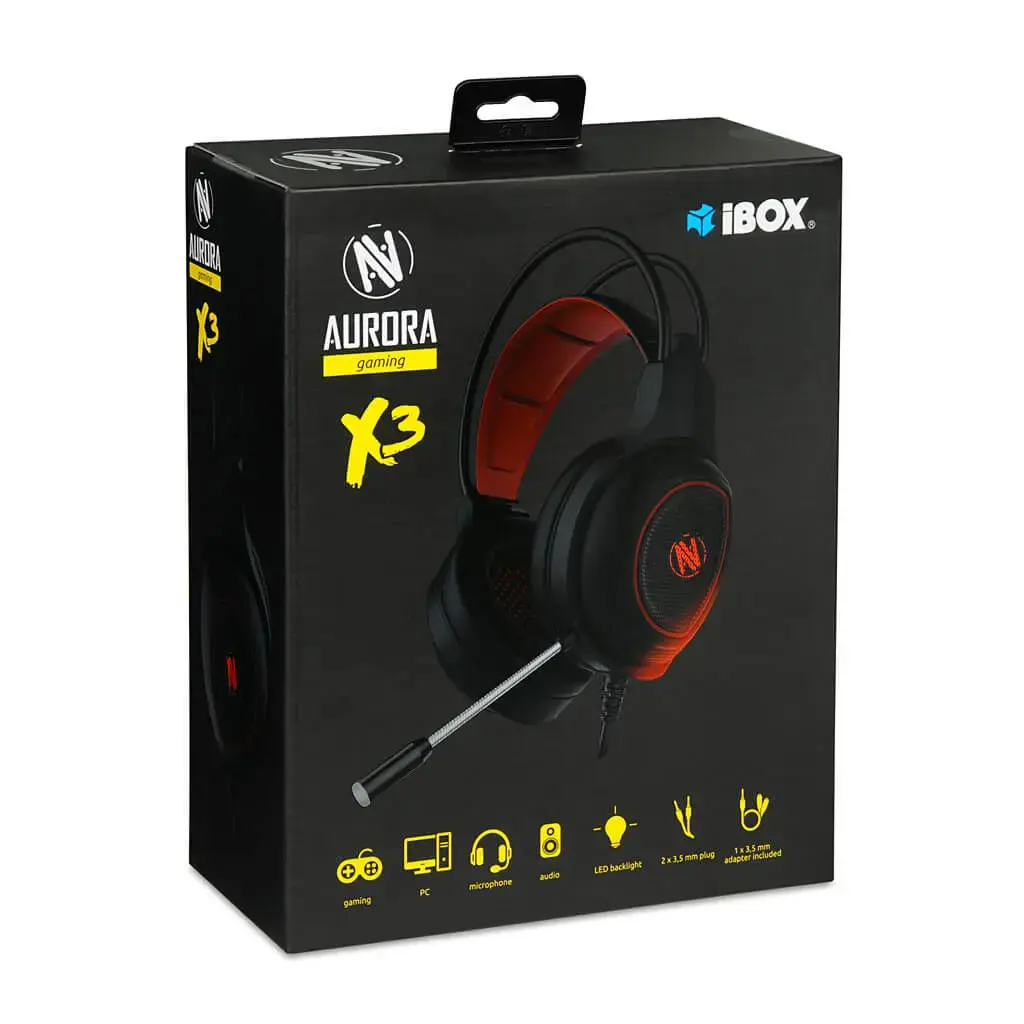 "I-BOX X3" ŽAIDIMŲ AUSINĖS, LED