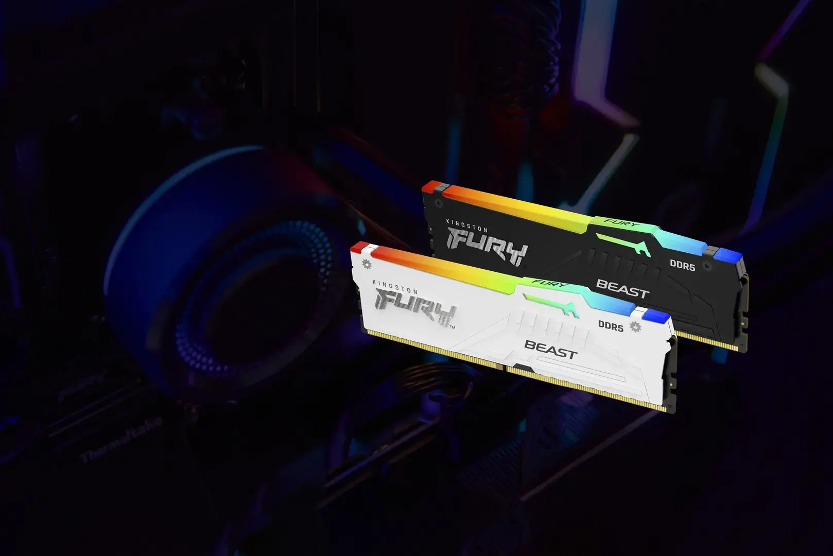 KINGSTON 32GB 5600MT/s DDR5 CL36 DIMM FURY Beast RGB EXPO