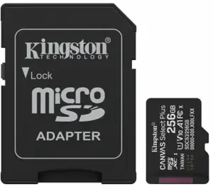 MEMORY MICRO SDXC 256GB UHS-I/W/ADAPTER SDCS3/256GB KINGSTON