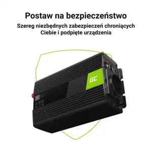 GREEN CELL automobilinis maitinimo inverteris nuo 24V iki 230V 300W/600W Pure Sine