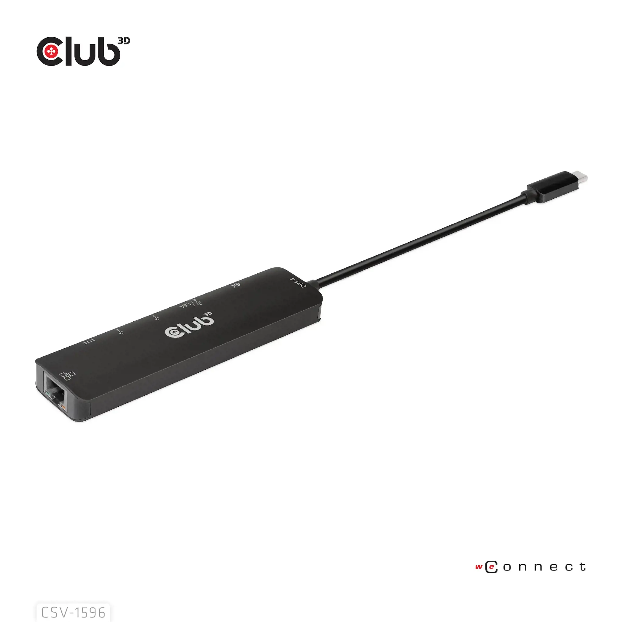 CLUB3D USB Gen1 Type-C, 6-in-1 Hub with HDMI 8K30Hz, 2xUSB Type-A, RJ45 and 2xUSB Type-C, Data and PD charging 100 watt, USB 3.2 Gen 1 (3.1 Gen 1) Type-C, HDMI, RJ-45, USB 3.2 Gen 1 (3.1 Gen 1) Type-A, USB 3.2 Gen 1 (3.1 Gen 1) Type-C, 5000 Mbit/s, 120 Hz, 7680 x 4320 pixels, Black