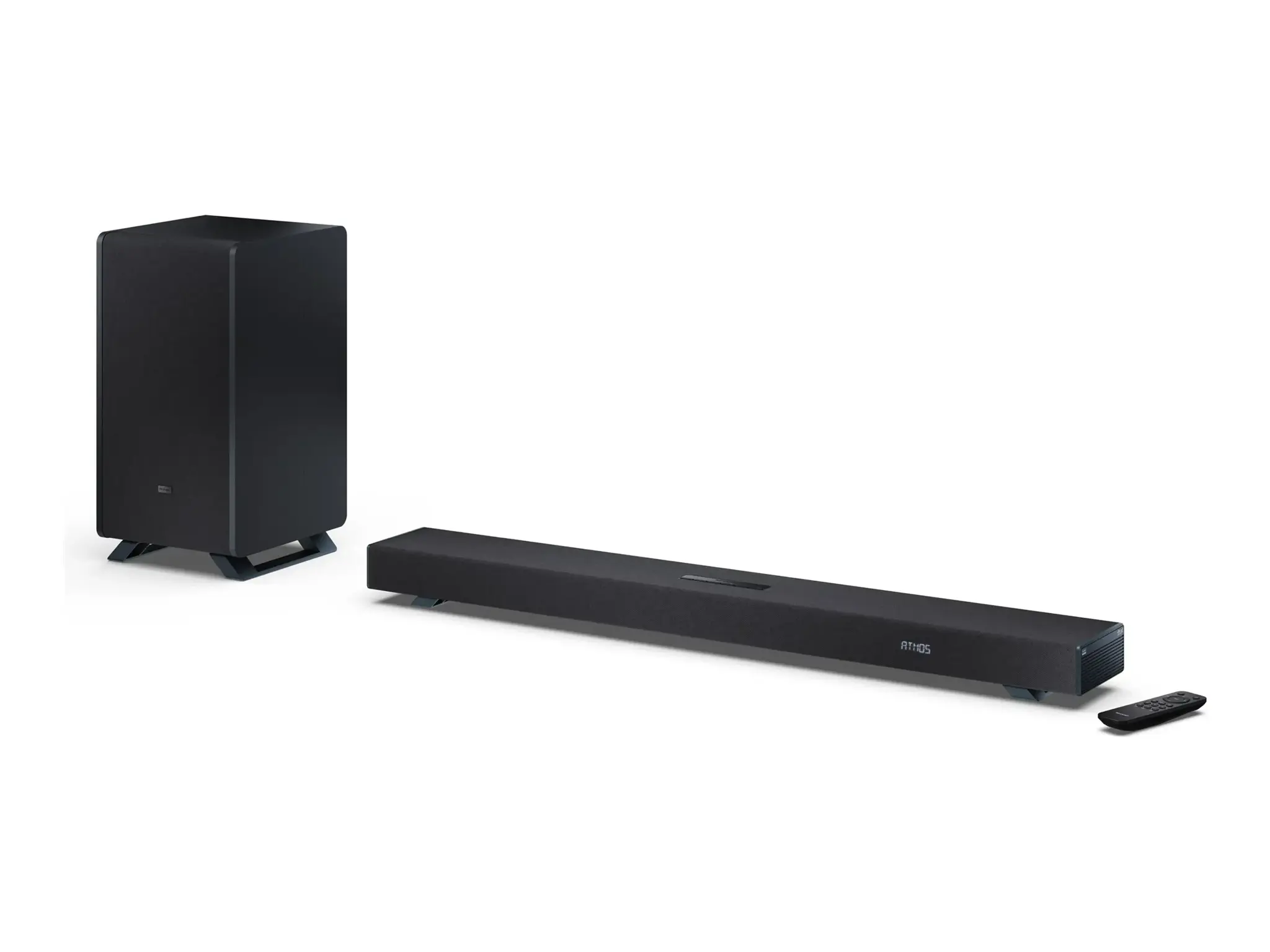 Sharp | 3.1.2 Dolby Atmos/DTS:X Soundbar with Wireless Subwoofer | HT-SBW53121(BK) | Bluetooth