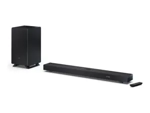 Sharp | 3.1.2 Dolby Atmos/DTS:X Soundbar with Wireless Subwoofer | HT-SBW53121(BK) | Bluetooth