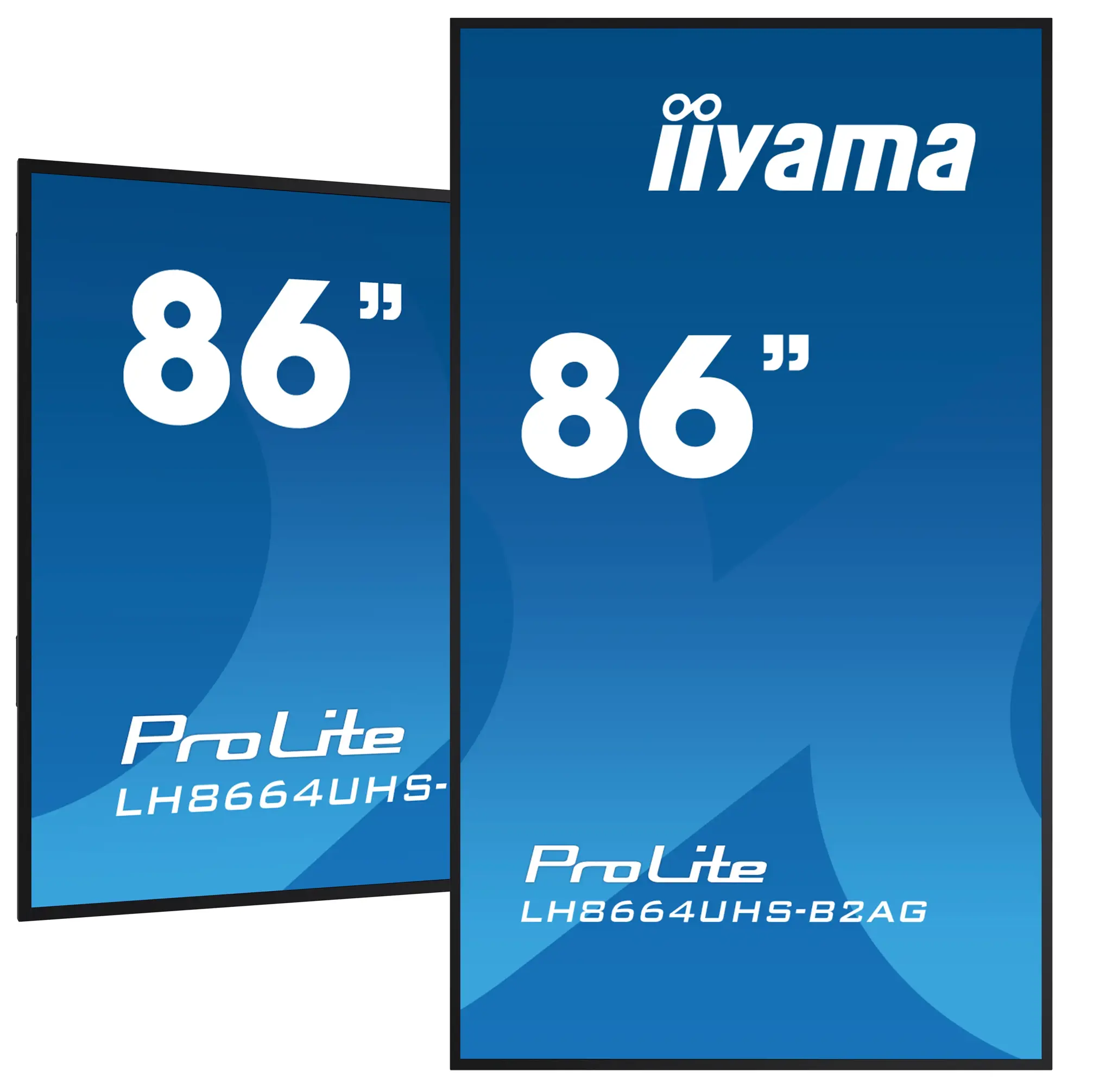 iiyama LH8664UHS-B2AG, Digital signage flat panel, 2.18 m (86"), 3840 x 2160 pixels, Wi-Fi, 24/7