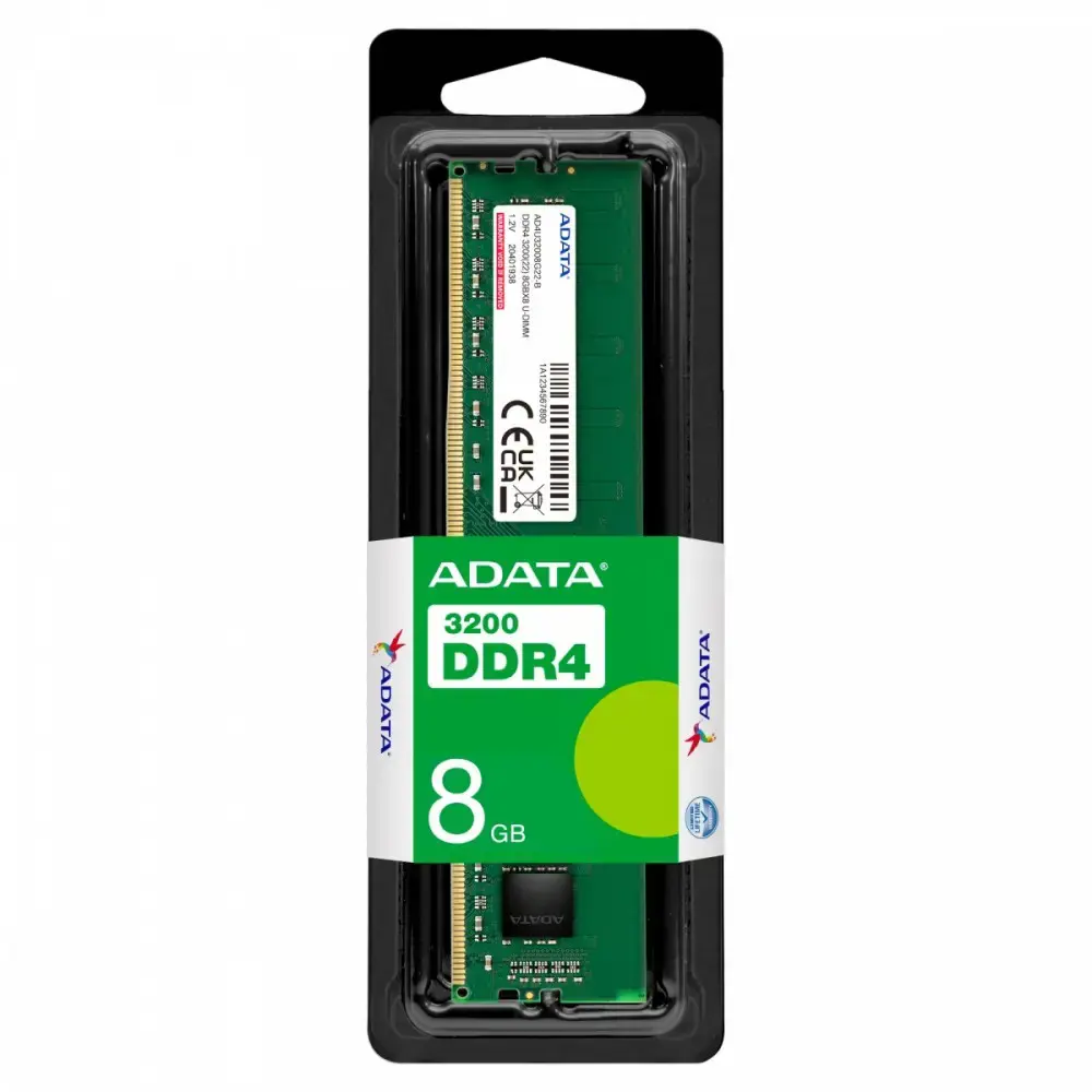 ADATA 8GB DDR4 3200MHz U-DIMM 22-22-22