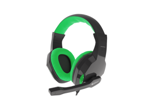 GENESIS ARGON 100, Wired, Gaming, 20 - 20000 Hz, Headset, Black, Green