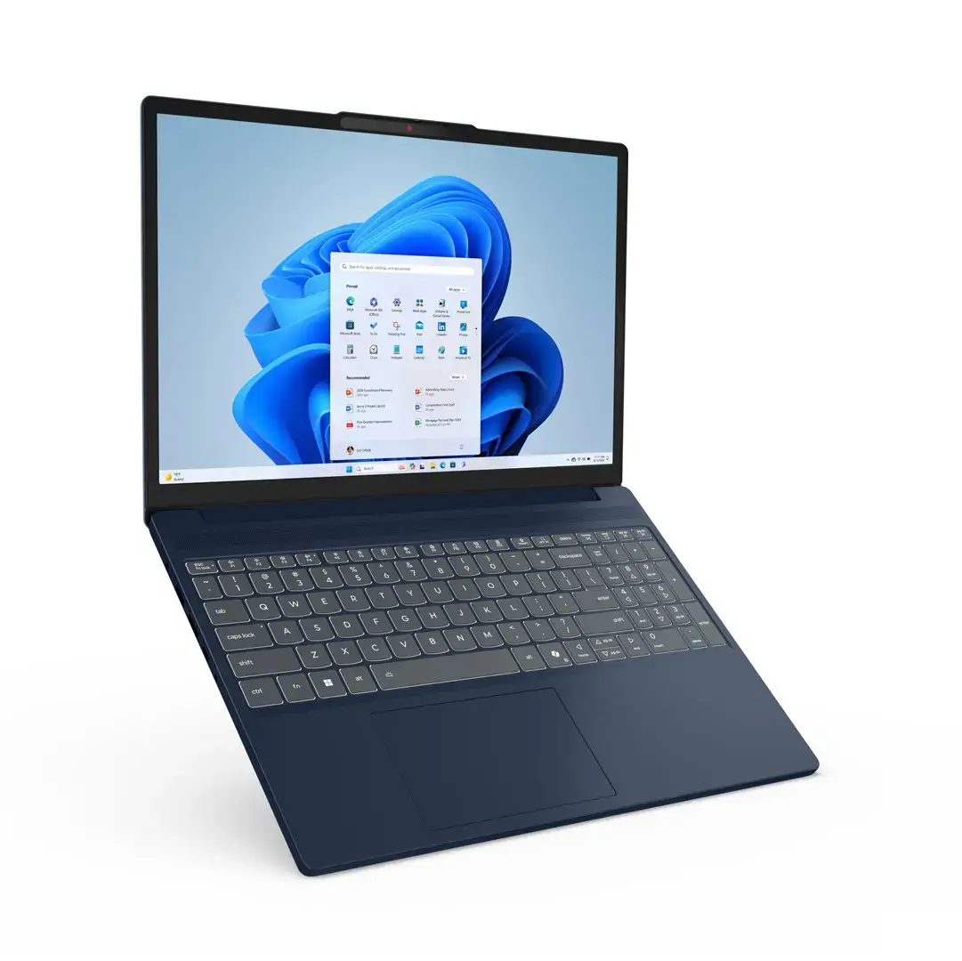 Lenovo IdeaPad Slim 3 15ARP10 AMD Ryzen™ 5 7535HS Laptop 38.9 cm (15.3") WUXGA 16 GB DDR5-SDRAM 512 GB SSD Wi-Fi 6 (802.11ax) Windows 11 Home Blue