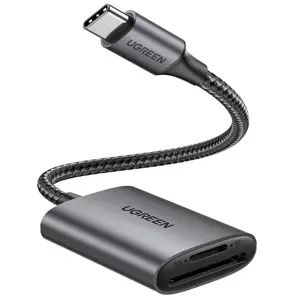 USB-C kortelių skaitytuvas, UGREEN CM401 (pilkas)
