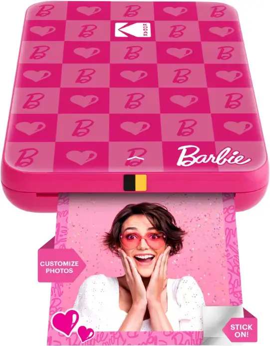 Kodak x Barbie photo printer Step Slim 1