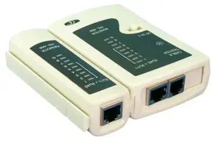 LOGILINK WZ0010 LOGILINK - RJ11, RJ12 ir RJ45 jungčių kabelių testeris su nuotoliniu įrenginiu