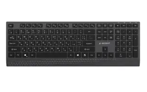 KEYBOARD MULTIMEDIA USB CYRILL/BLACK KB-MCH-06-CYRL GEMBIRD