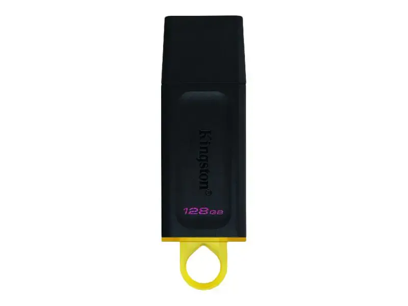 KINGSTON 128 GB USB3.2 Gen1 "DataTraveler Exodia" juoda + geltona