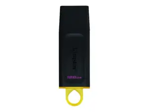 KINGSTON 128 GB USB3.2 Gen1 "DataTraveler Exodia" juoda + geltona