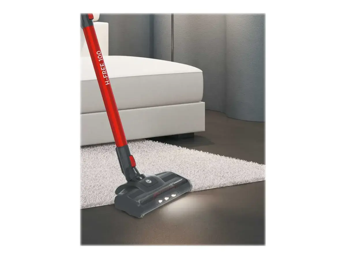 Hoover HF122GPT 011, Bagless, Titanium, 0.9 L, Rubber, Dry, Cyclonic, Fabric