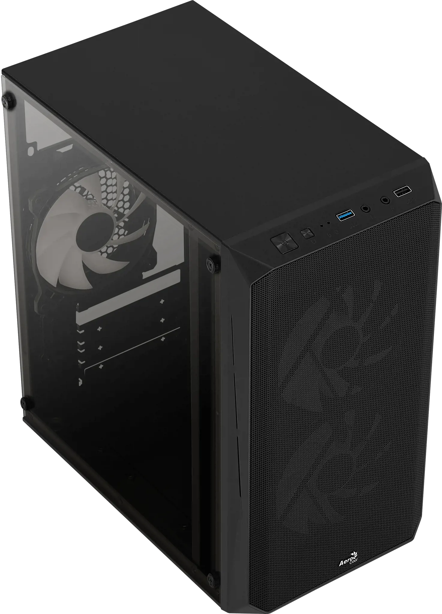 AEROCOOL PGS CS-107-A-BK-v2 FRGB - Kompiuterio korpusas