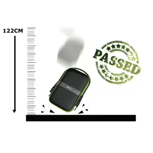 SILICONPOW SP040TBPHDA60S3K Išorinis kietasis diskas Silicon Power Armor A60 2.5 4TB USB 3.0, IPX4, juodas