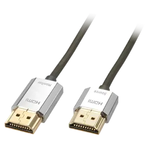 "Lindy CROMO Slim HDMI High Speed A/A kabelis, 4,5 m, 4,5 m, A tipo HDMI (standartinis), A tipo HDM…