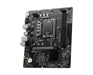 MSI PRO H610M-E, "Intel", LGA 1700, "Intel® Celeron®", "Intel® Core™ i3", "Intel® Core™ i5", "Intel® Core™ i7", "Intel® Core™ i9", "Intel Pentium G", LGA 1700, DDR5-SDRAM, 96 GB