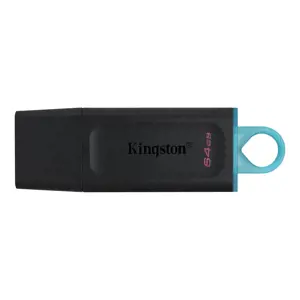 KINGSTON 64 GB USB 3.2 Gen 1 duomenų kaupiklis "DataTraveler Exodia", juoda + žydra