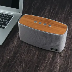 Platinet DENO, 30 W, 30 W, Laidinis ir belaidis, 10 m, Stereofoninis nešiojamas garsiakalbis, Pilka, Mediena