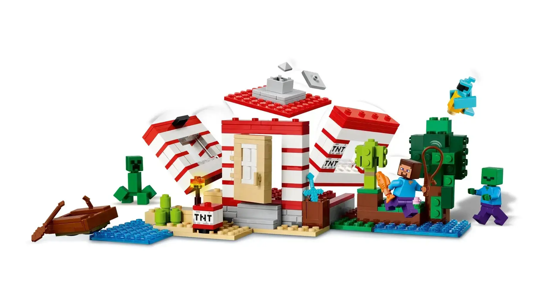 LEGO MINECRAFT 21275 The TNT Jungle House
