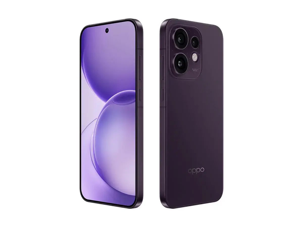 OPPO Reno16 5G (CPH2865) | Purple Black | 6.32 " | AMOLED | 2640 x 1216 pixels | Qualcomm | Snapdragon 7 Gen 4 | Internal RAM 8 GB | 512 GB | Dual SIM | 5G | Main camera resolution 50+50+50 MP | Secondary camera resolution 50 MP | Android | 16