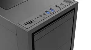 GEMBIRD Midi-tower kompiuterio korpusas Fornax K500 ATX juodas