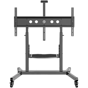 ONKRON Mobile TV Stand Rolling TV Cart for 50 to 100-Inch Screens up to 120 kg, black