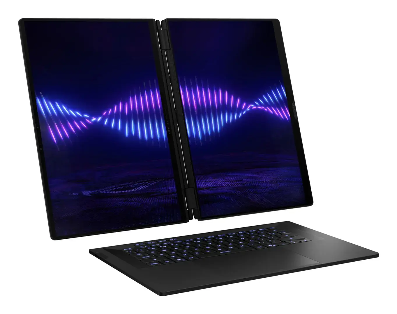 ASUS ROG Zephyrus Duo 16 GX651AX-U9322X Ultra 9 386H 2x16.0"3K Touch OLED 120Hz 1100nits AG 32GB LPDDR5X SSD2TB GeForce RTX 5090 24GB Cam1080p + IR 90WHrs W11Pro Aluminum Stellar Grey