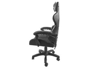 NATEC Fury žaidimų kėdė Avenger L juoda-balta