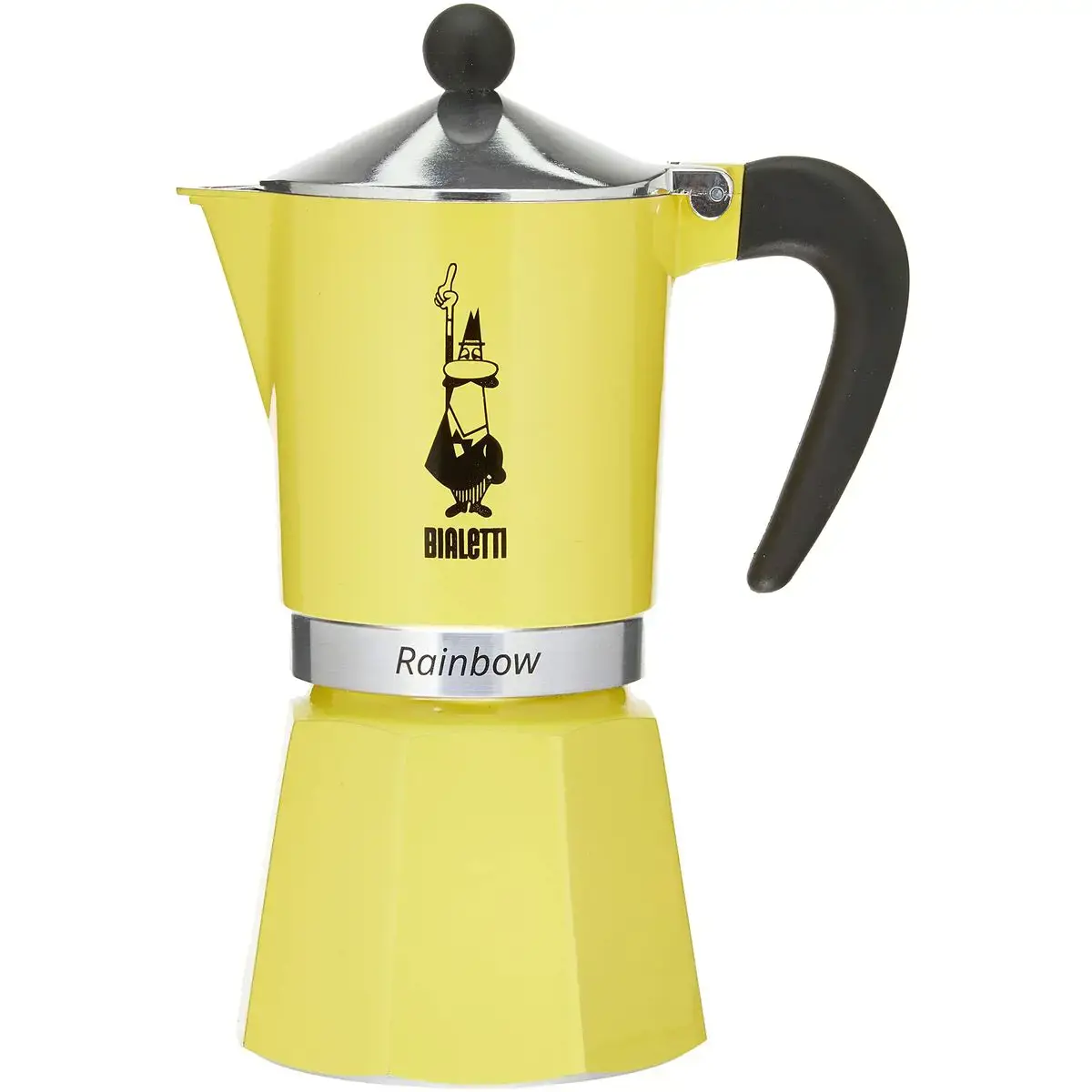 Kavos aparatas BIALETTI RAINBOW 6TZ 300 ml Geltonas