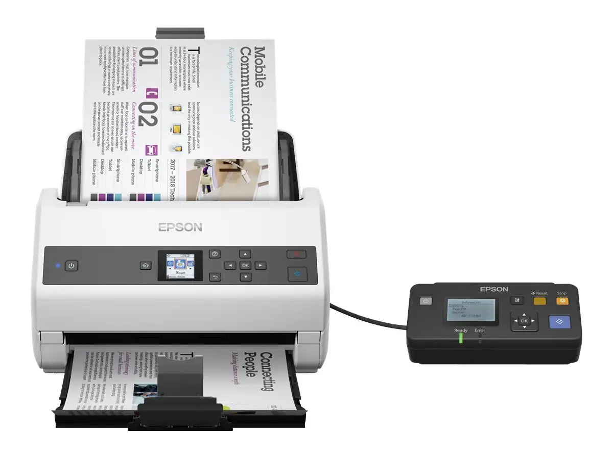 "Epson WorkForce DS-970", 600 x 600 DPI, 30 bitų, 24 bitų, 10 bitų, 8 bitų, 85 ppm