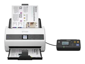 "Epson WorkForce DS-970", 600 x 600 DPI, 30 bitų, 24 bitų, 10 bitų, 8 bitų, 85 ppm