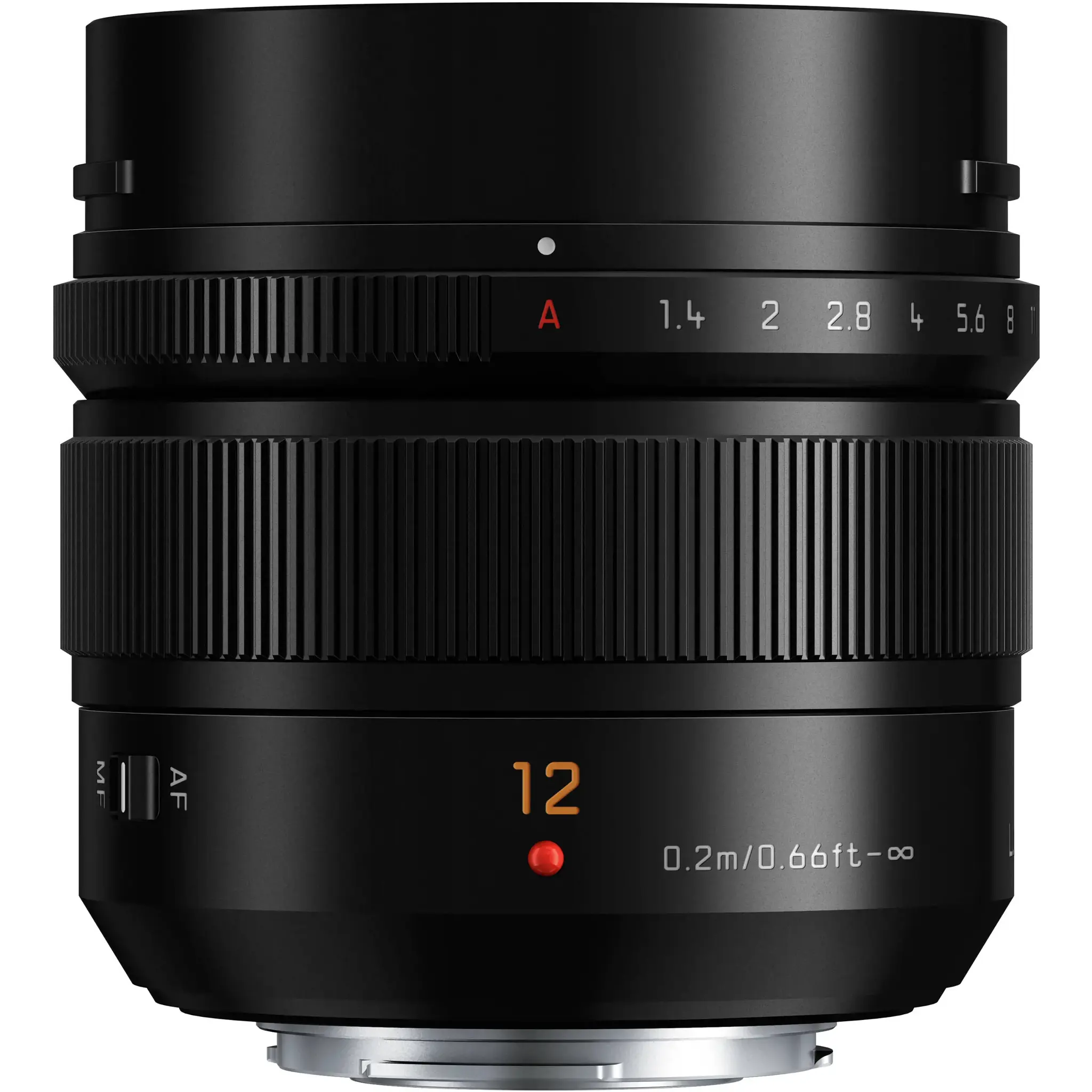 Panasonic Leica DG Summilux 12mm f/1.4 ASPH. lens, black