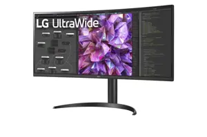 Monitorius LG 34WQ75C-B, 86.4 cm (34"), 3440 x 1440 pixels, Quad HD, LCD, 5 ms, Black