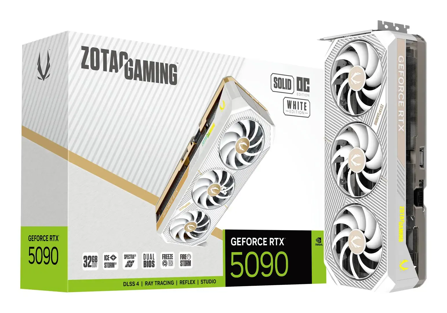 Vaizdo plokštė ZOTAC GeForce RTX 5090 32 GB, GDDR7, ZT-B50900Q-10P